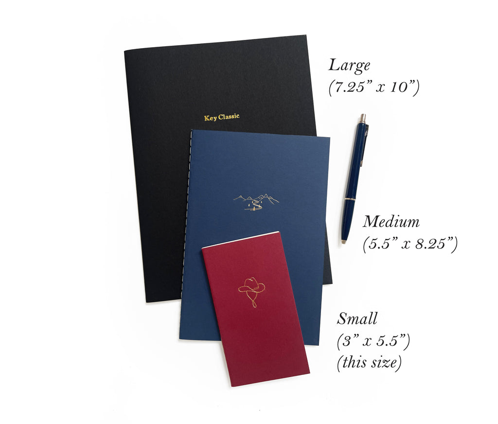 Mushroom Trio Mini Saddle Stitch Notebook